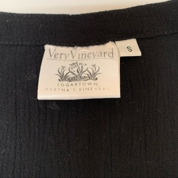 VERY Vineyard Sleeveless Button Up Top Size S - Picture 5 of 6